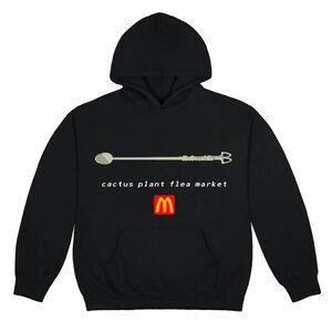 Cactus Plant Flea Market X McDonald's Coffee Stirrer Hoodie - XXL